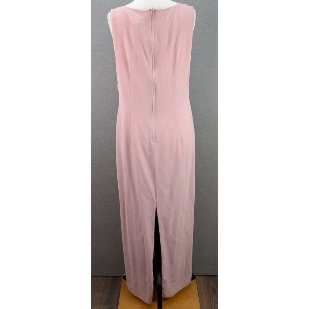 After‎ Dark Maxi Dress Womens Size 14 Prom Gown Party Pastel Pink Minimalist NWT